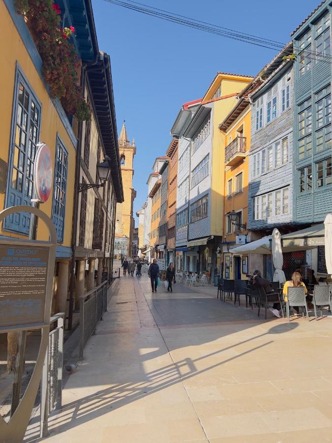 Piso En El Emblematico Barrio Antiguo De Oviedo Apartman Kültér fotó
